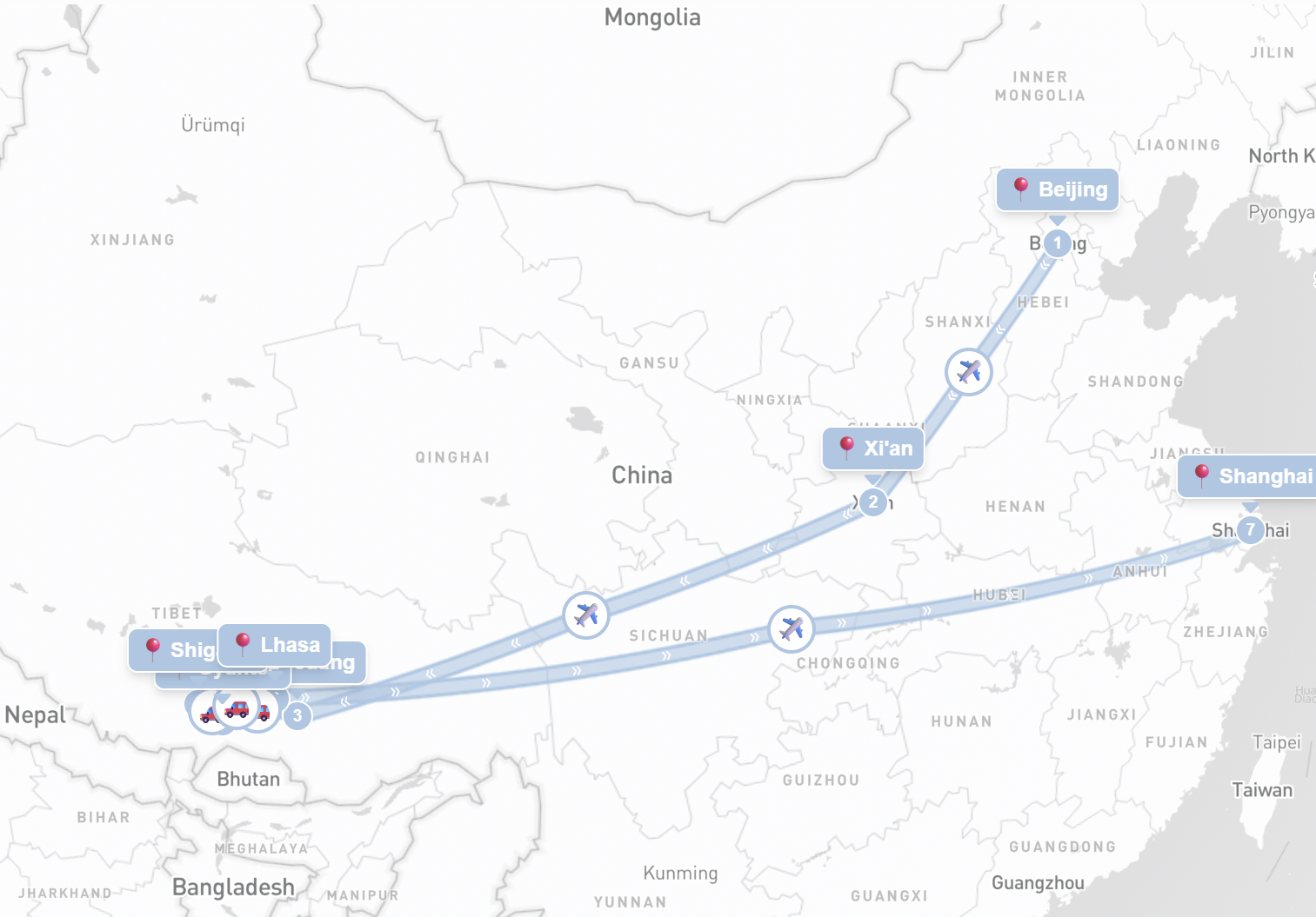 Himalajaspitze und Terrakotta-Reiher – Chinas und Tibets Schätze