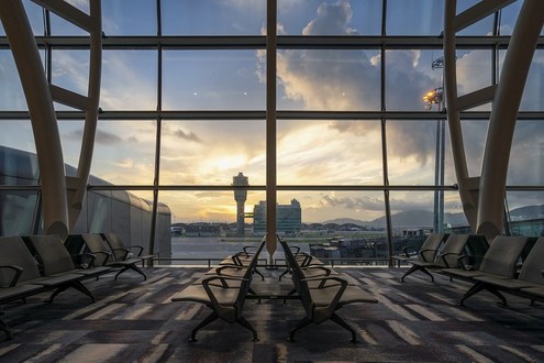 Flughafen in Hongkong