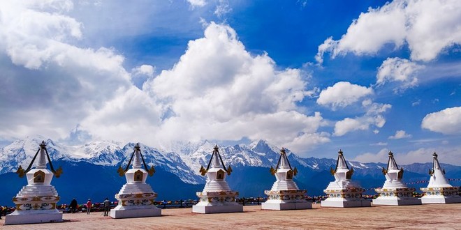 Feilai Temple, der beste Aussichtspunkt des Meili Snow Mountain